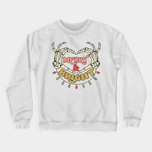 merry & bright Crewneck Sweatshirt